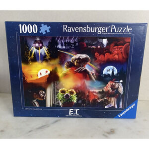 Ravensburger Universal ET Movie Poster 1000 pc Jigsaw Puzzle Adults Kids 12Y NEW